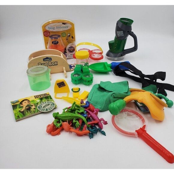 Kids Backyard Safari Bug Lot Mixed Containers Listener Insect Eyes Discovery - Picture 1 of 10